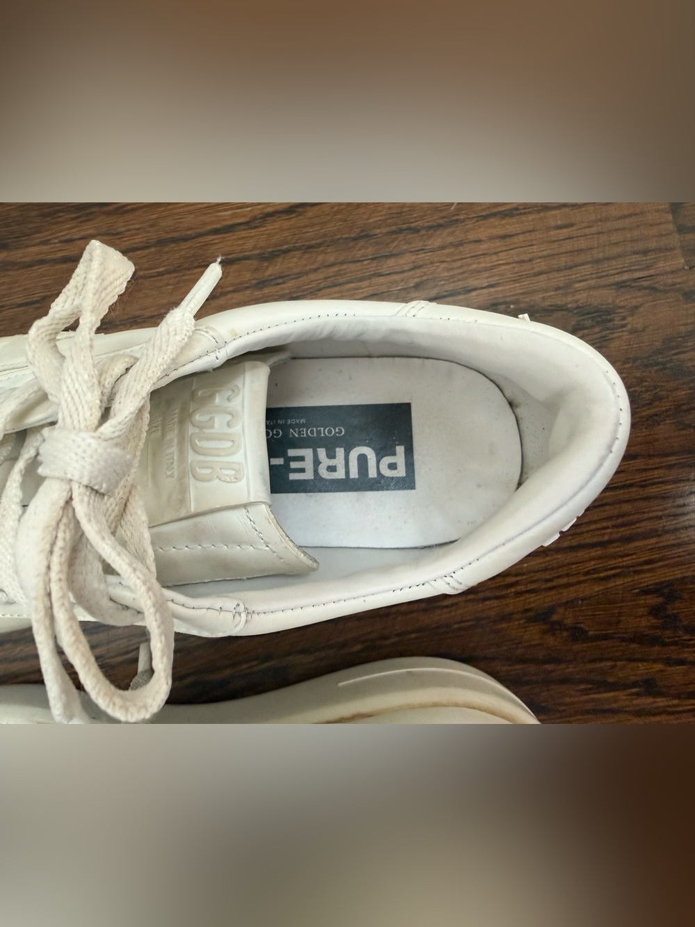 Golden Goose Pure Star White Sneakers size 36 - Picture 9 of 10